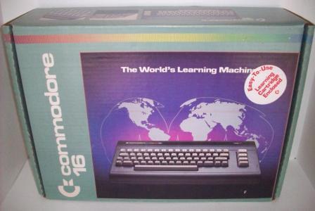 Commodore 16 System (CIB) w/ RF, Power Supply, Tutorial Cart